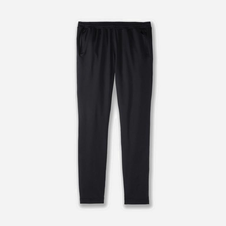 Brooks Spartan Hombre Pantalones - Negros (6247JREMZ)